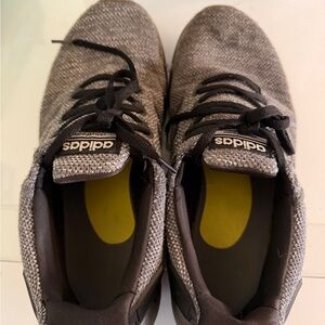 Adidas Men's Black and Gray Sneakers